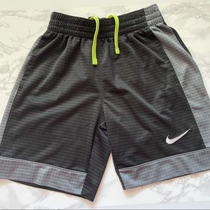 Nike Basketball Shorts Gray Color Block Mesh